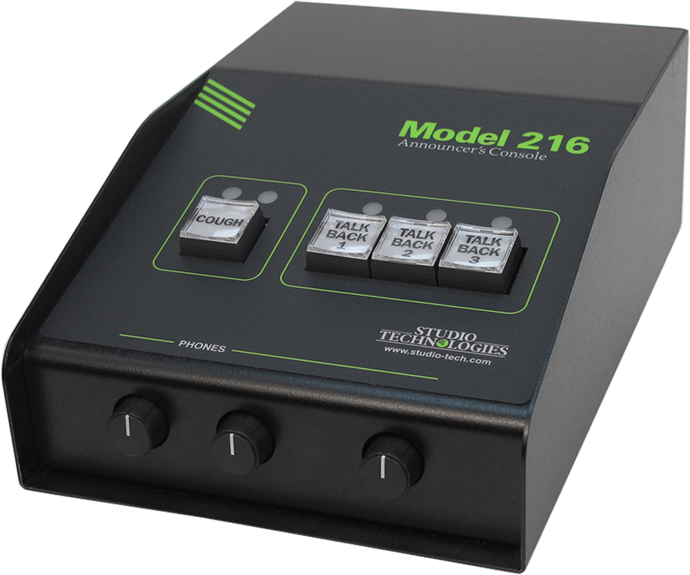 Model 216 Announcer’s Console