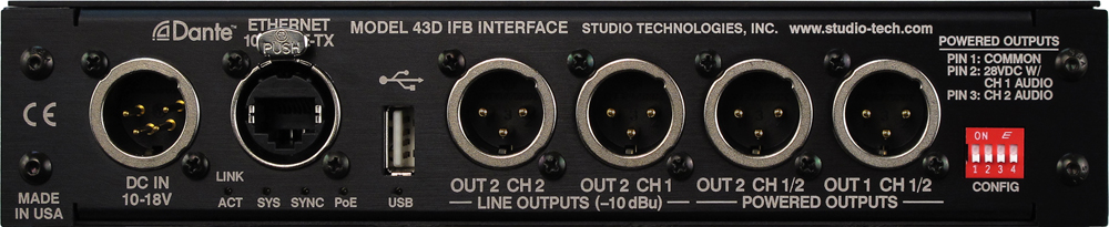 Model 43D IFB Interface