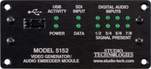 Model 5152 Video Generator/Audio Embedder Module