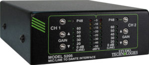 Model 5205 Mic/Line to Dante Interface