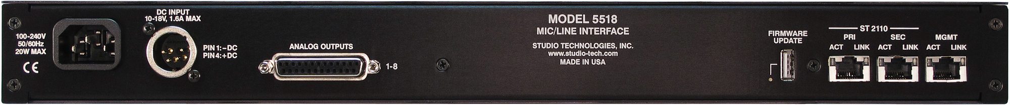 Model 5518 Mic/Line Interface