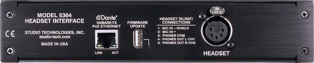 Model 5364 Headset Interface