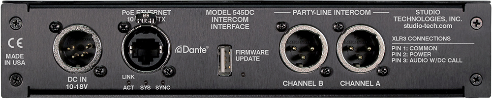 Model 545DR Intercom Interface