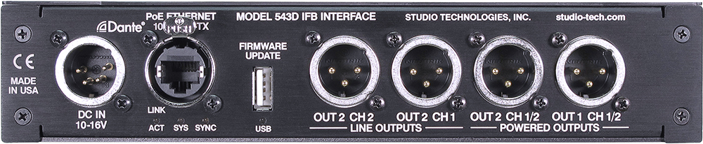 Model 543D IFB Interface